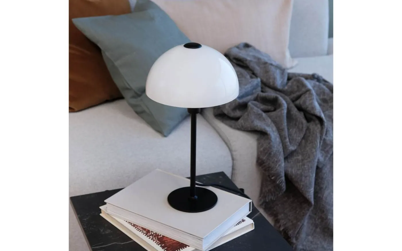 Jazz Bordslampa 38,5cm Opal/Svart