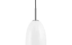Jazz Fönsterlampa 18cm Opal/Borstad Stål