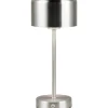 Jeff Bordslampa LED i borstat stål, uppladdningsbar