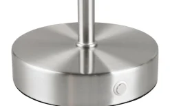 Jeff Bordslampa LED i borstat stål, uppladdningsbar