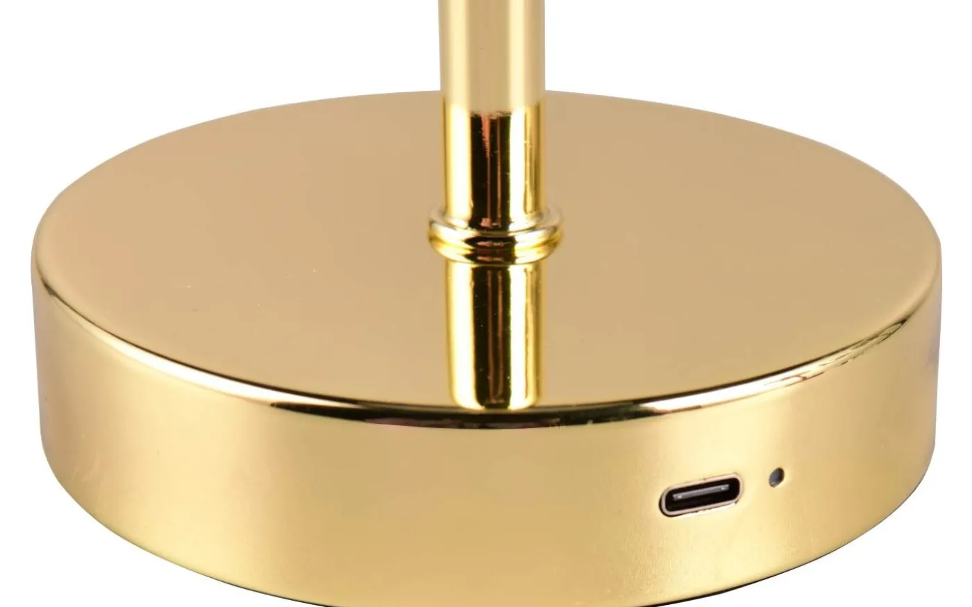 Jeff Bordslampa LED polerad mässing, uppladdningsbar