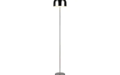 Jeff Golvlampa LED i borstat stål, uppladdningsbar