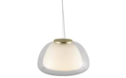 Jelly Taklampa 39cm Opalvit/Mässing