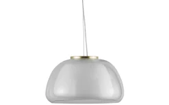 Jelly Taklampa 39cm Opalvit/Mässing