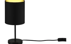 Jerry Bordslampa E14 matt svart/guld