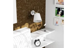 Jersey Vägglampa Vit/Krom E27