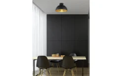 Jimmy Plafond E27 svart/guld