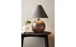 Jonna Lampfot 32cm Brun Vintage