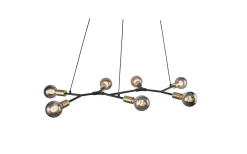 Josefine Taklampa 91cm Svart/Mässing