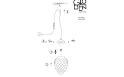 Juni Fönsterlampa Klar