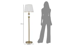 Jupiter Golvlampa 160cm Vit/Guld