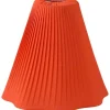 Karin Plisserad Toppringskärm Ø25cm Satin Orange