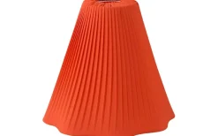Karin Plisserad Toppringskärm Ø25cm Satin Orange
