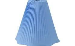 Karin Plisserad Toppringskärm Ø25cm Satin Ljusblå