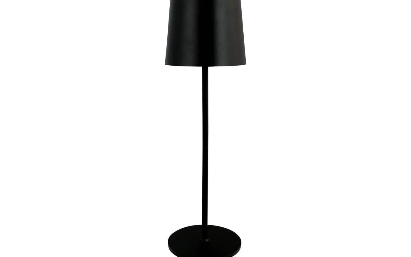 Karl Uppladdningsbar Bordslampa 37cm LED 3000K 2W Svart IP44