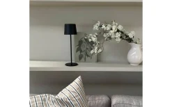 Karl Uppladdningsbar Bordslampa 37cm LED 3000K 2W Svart IP44