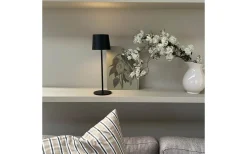 Karl Uppladdningsbar Bordslampa 37cm LED 3000K 2W Svart IP44