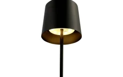 Karl Uppladdningsbar Bordslampa 37cm LED 3000K 2W Svart IP44