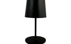 Karl Uppladdningsbar Bordslampa 37cm LED 3000K 2W Svart IP44