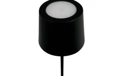 Karl Uppladdningsbar Bordslampa 37cm LED 3000K 2W Svart IP44