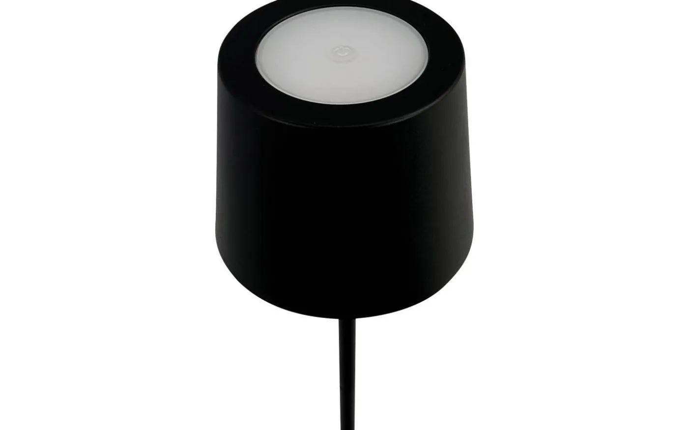 Karl Uppladdningsbar Bordslampa 37cm LED 3000K 2W Svart IP44