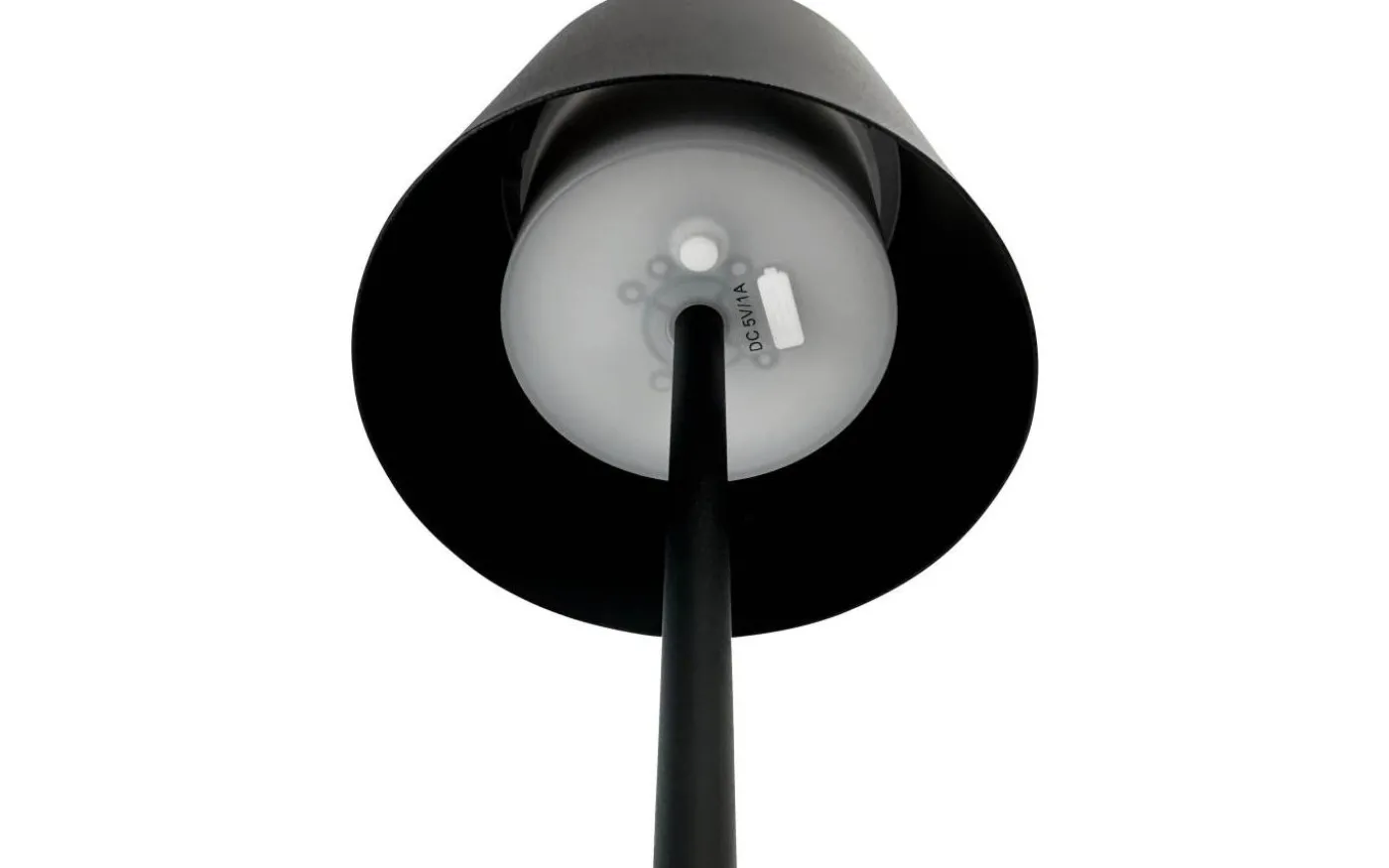 Karl Uppladdningsbar Bordslampa 37cm LED 3000K 2W Svart IP44