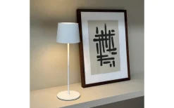 Karl Uppladdningsbar Bordslampa 37cm LED 3000K 2W Vit IP44