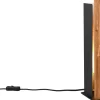 Karuni Bordslampa E27 matt svart/trä