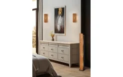 Karuni Golvlampa 3xE27 matt svart/trä