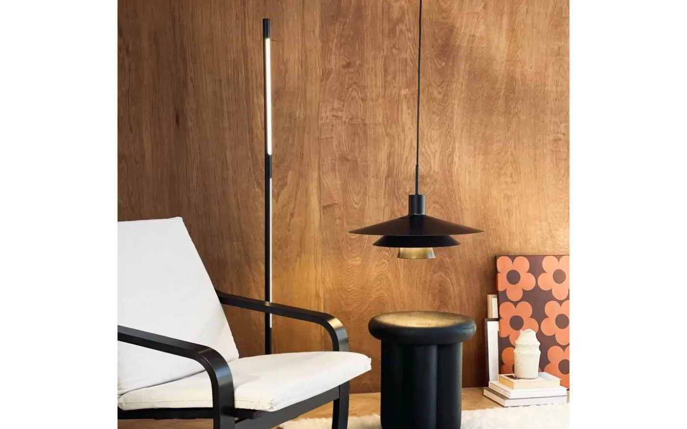 Kay Taklampa 50cm Svart