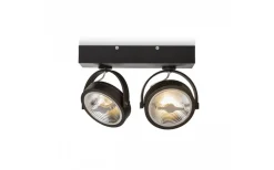 Kelly II Takspotlight Svart LED 2x12W 3000K