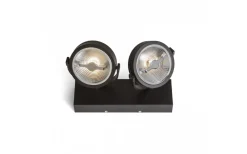 Kelly II Takspotlight Svart LED 2x12W 3000K