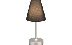 Kenny Bordslampa LED borstat stål/svart uppladdningsbar