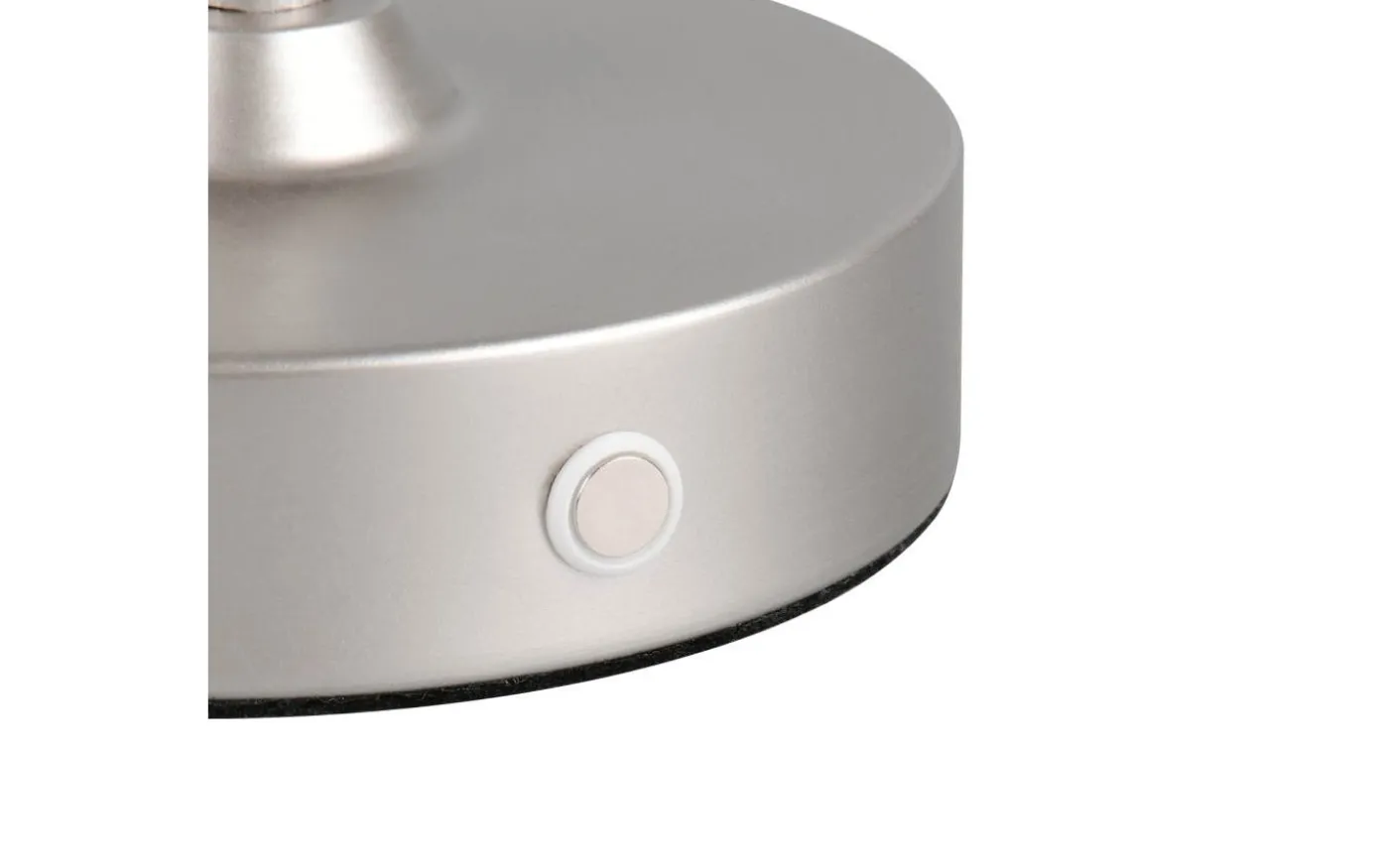 Kenny Bordslampa LED borstat stål/svart uppladdningsbar