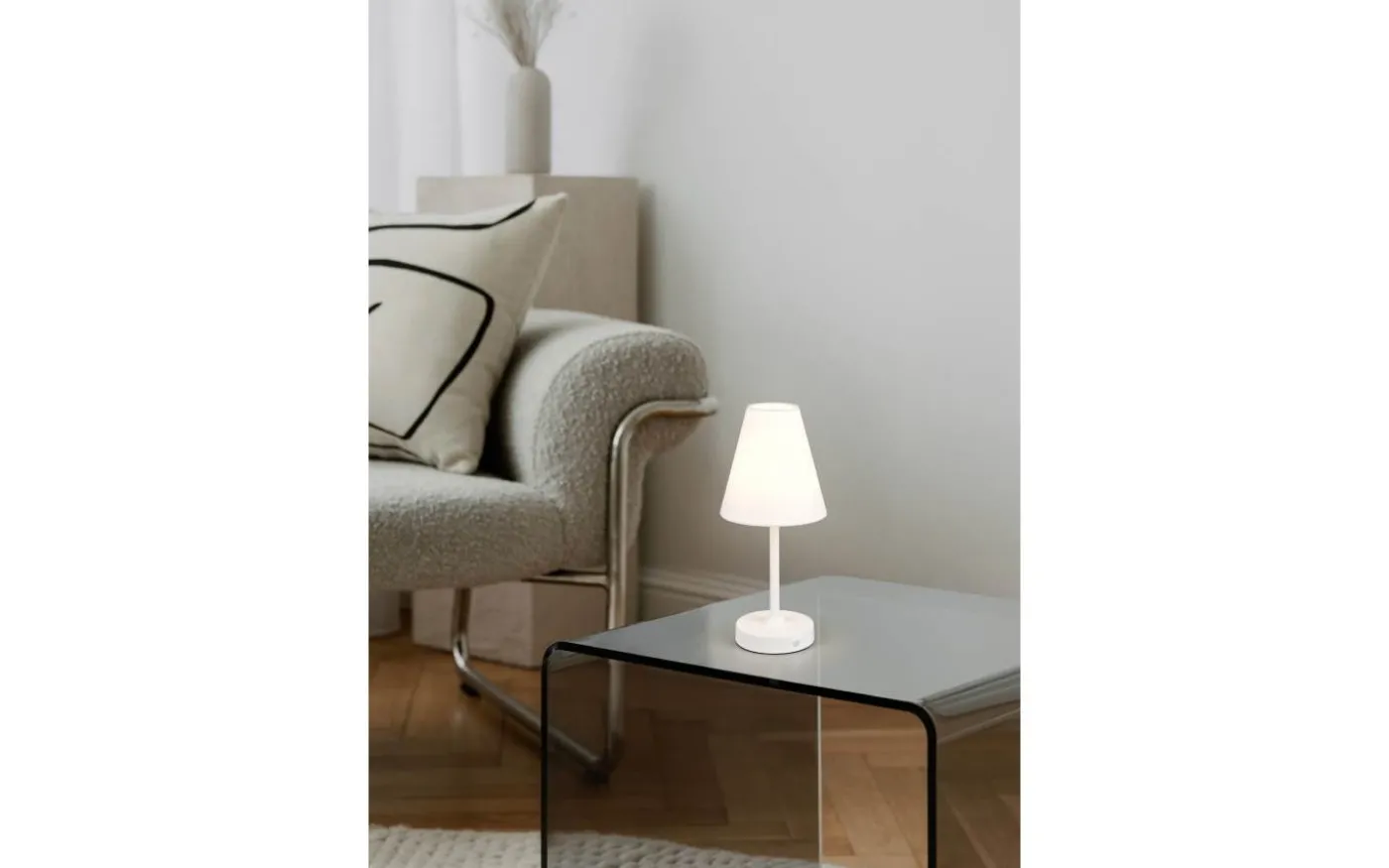 Kenny Bordslampa LED vit uppladdningsbar