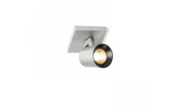 Kenny I Takspotlight 11cm Aluminium/Svart