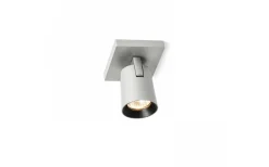 Kenny I Takspotlight 11cm Aluminium/Svart