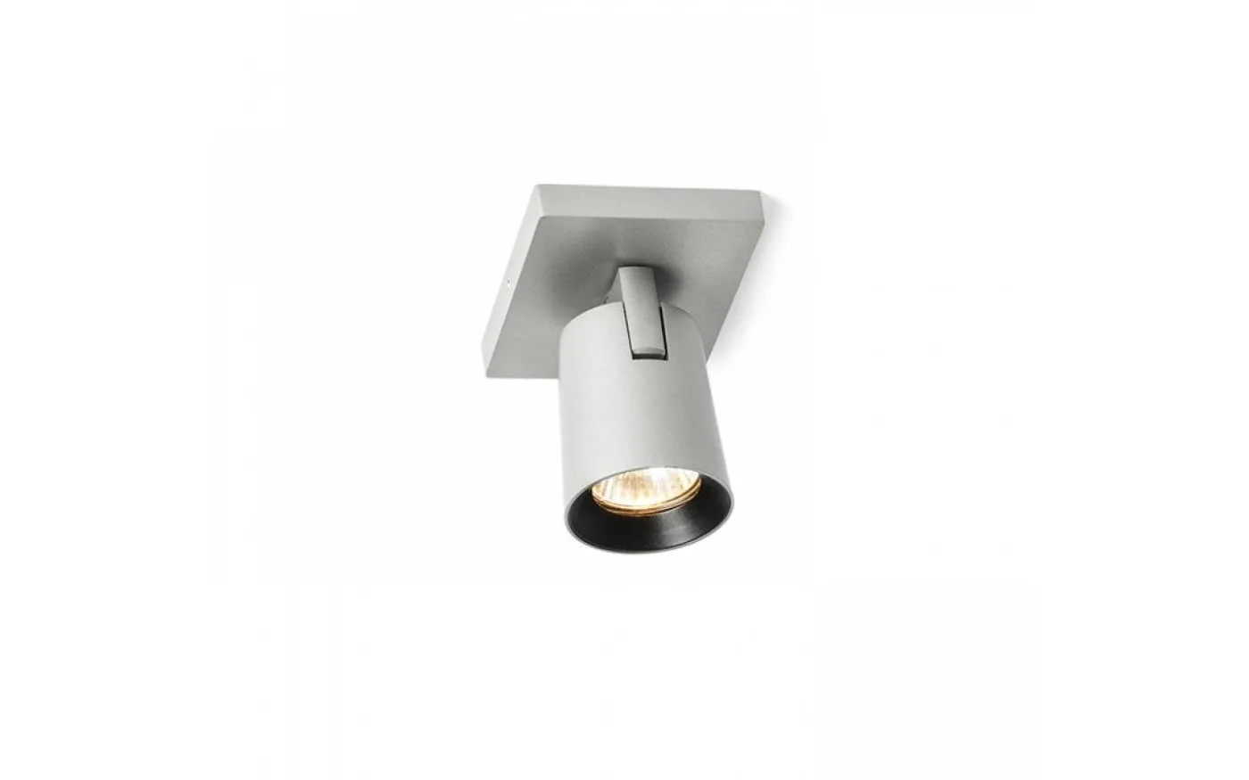 Kenny I Takspotlight 11cm Aluminium/Svart