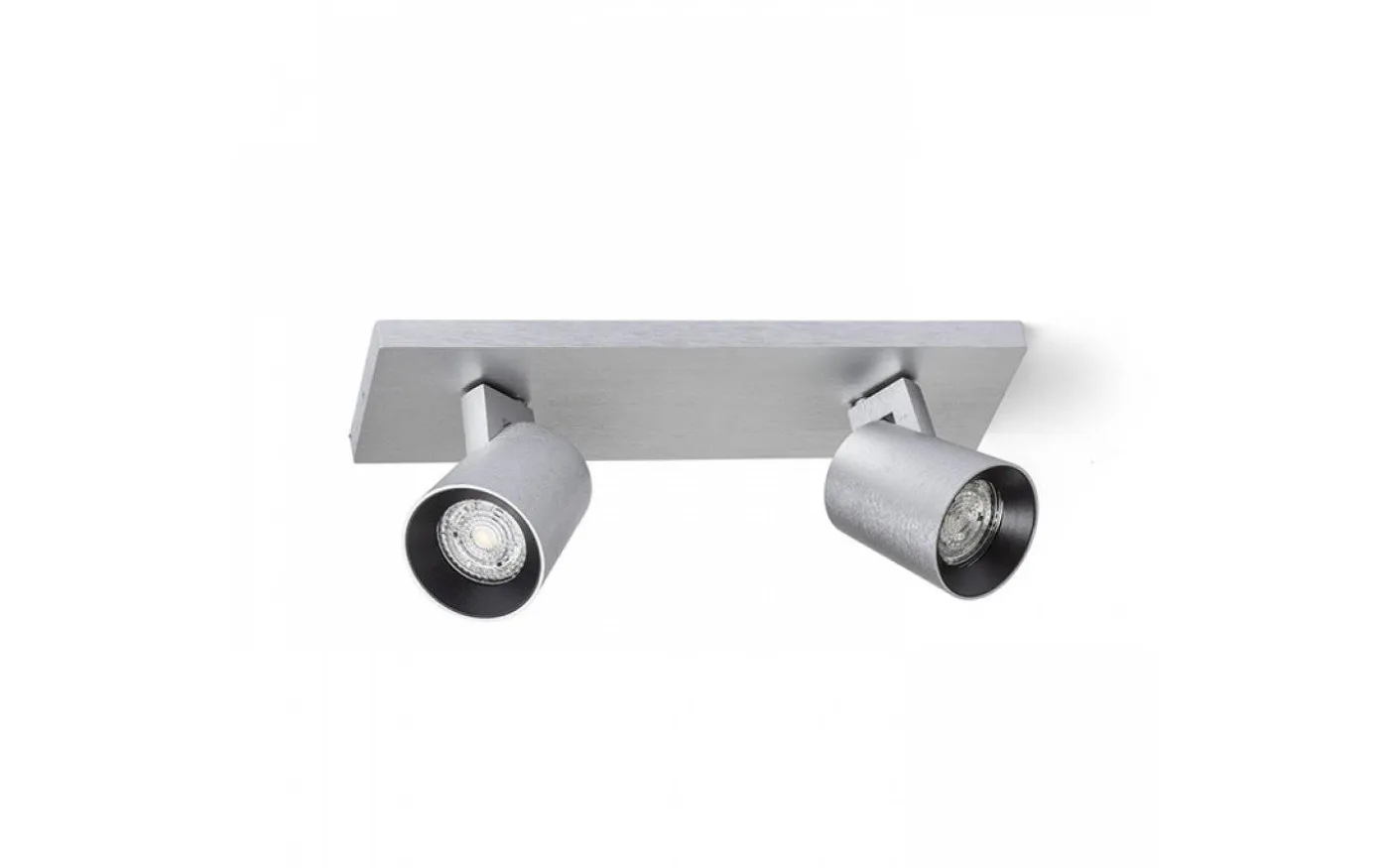 Kenny II Takspotlight 31cm Aluminium/Svart