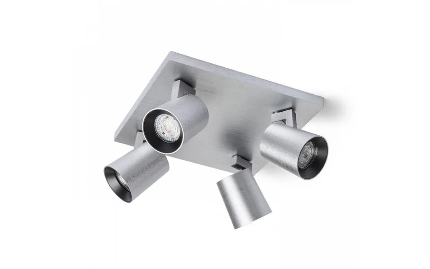 Kenny LV Takspotlight 24cm Aluminium/Svart