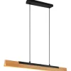 Kerala Takpendel LED matt svart/trä
