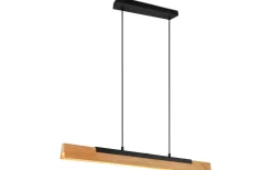 Kerala Takpendel LED matt svart/trä