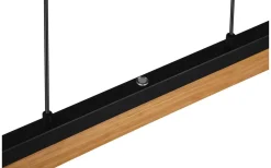 Kerala Takpendel LED matt svart/trä