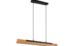 Kerala Takpendel LED matt svart/trä