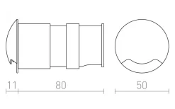 Kick I Vägglampa Vit