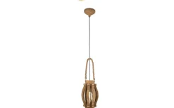 Kinross Fönsterlampa 19cm Brun