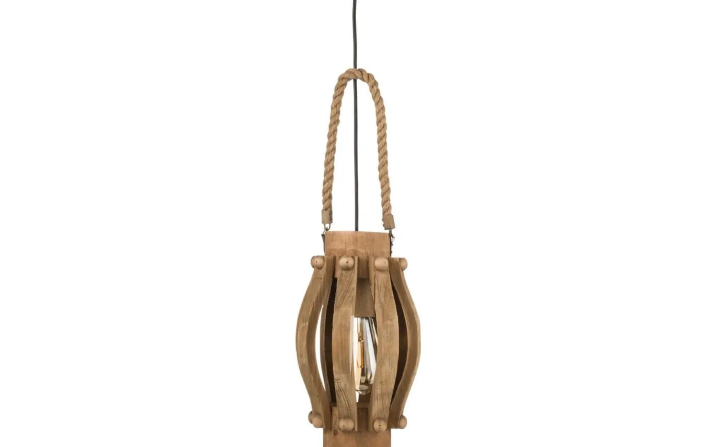 Kinross Fönsterlampa 19cm Brun