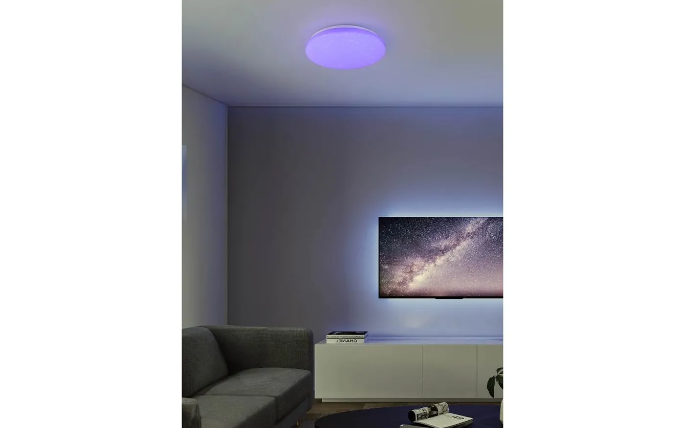 Kira Plafond LED vit stjärnljus RGBW