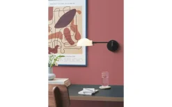 Kjøbenhavn Vägglampa Grande Svart/Opal