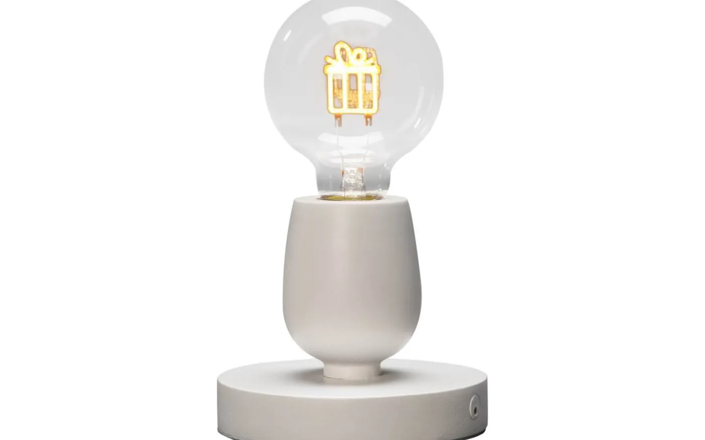 Klapp Batteridriven Bordslampa LED 19,5cm Vit